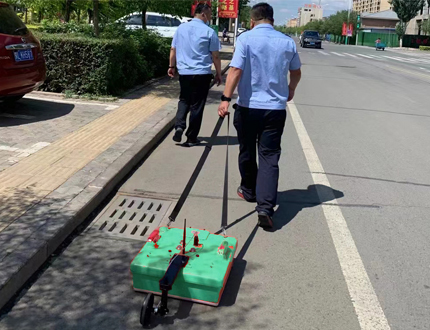 <b>某環(huán)保局SL-GPR管線探測(cè)雷達(dá)地下暗管探測(cè)</b>